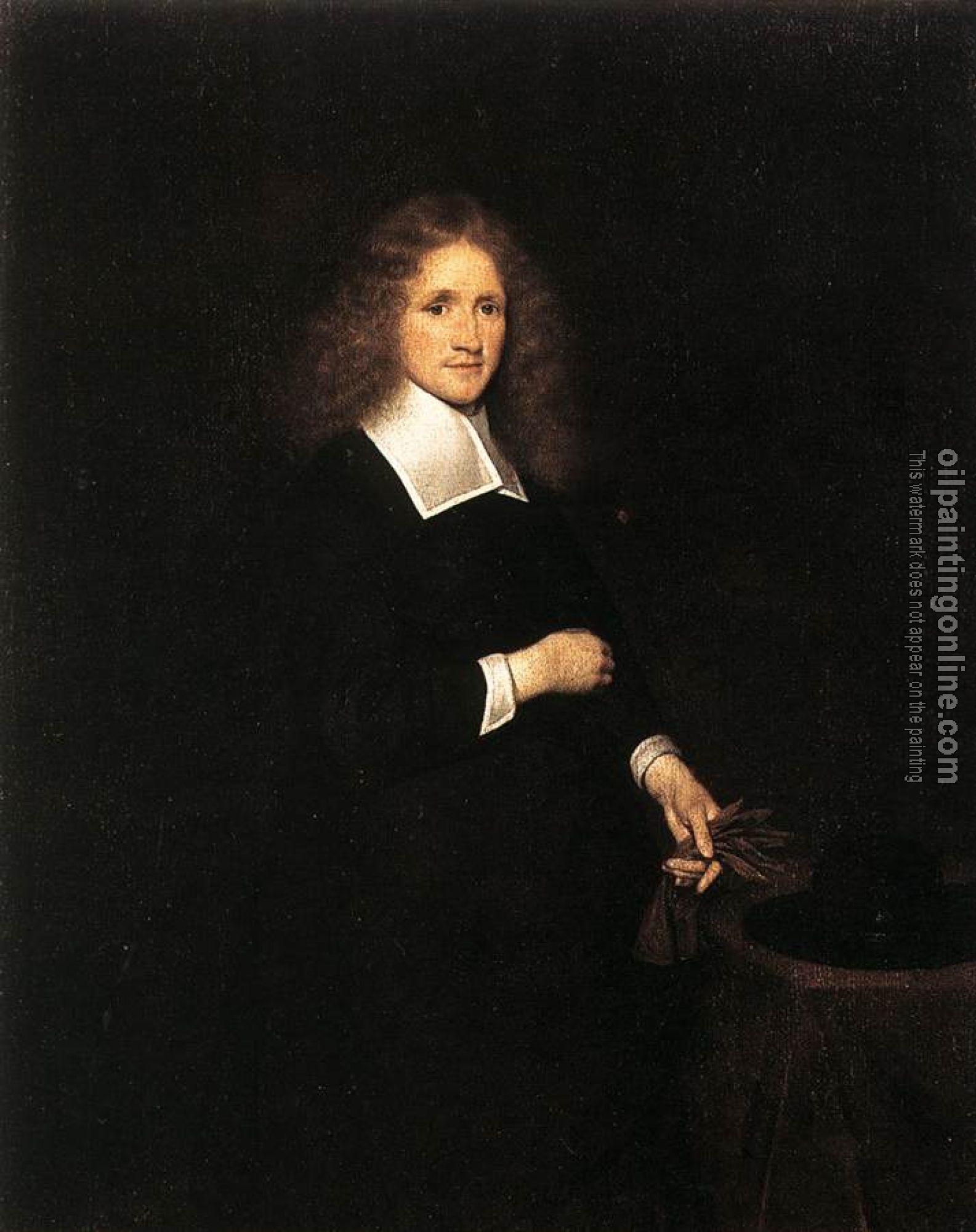 Borch, Gerard Ter - Portrait Of A Young Man